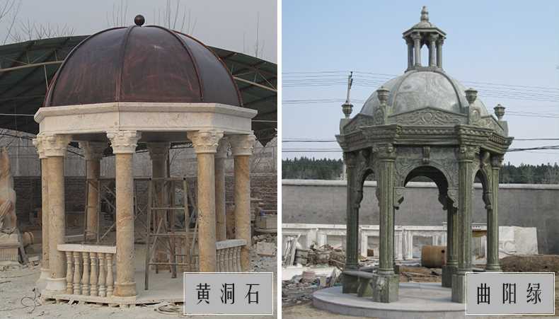 歐式景觀亭子，石雕大理石亭子，河北涼亭廠家